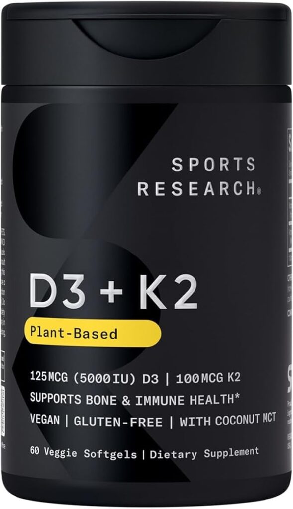 Vitamin D3 and K2 